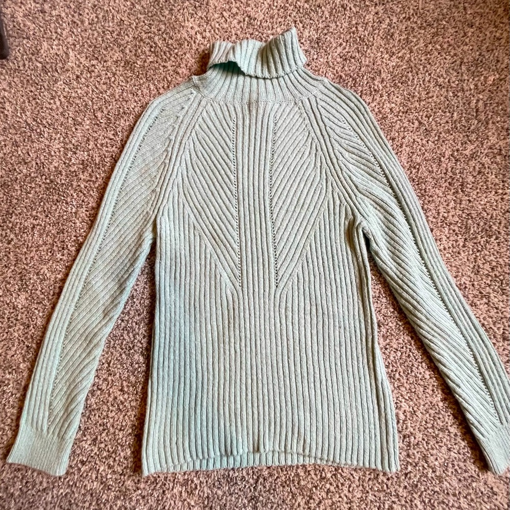 Knit turtleneck sweater